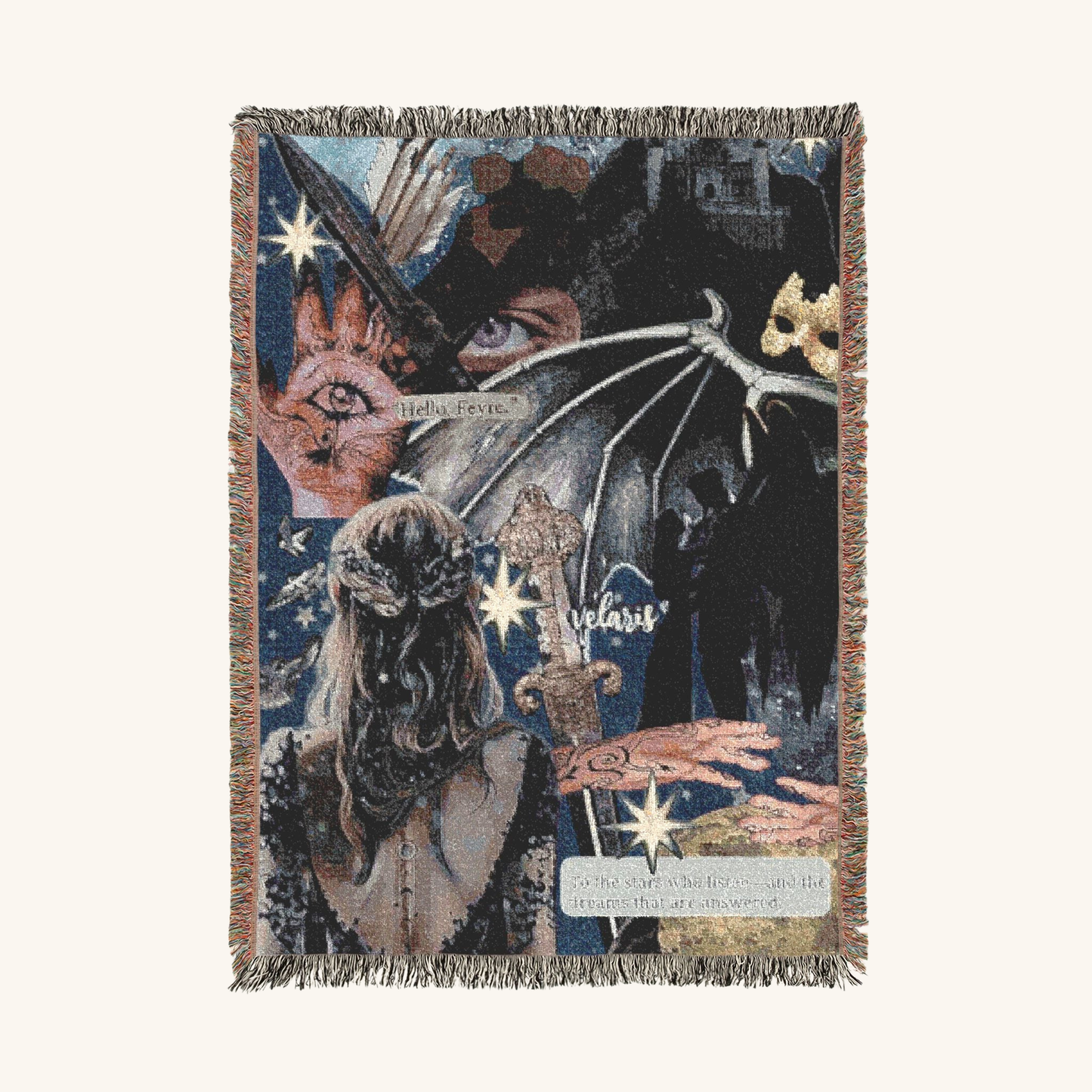 ACOTAR Woven Tapestry Blanket