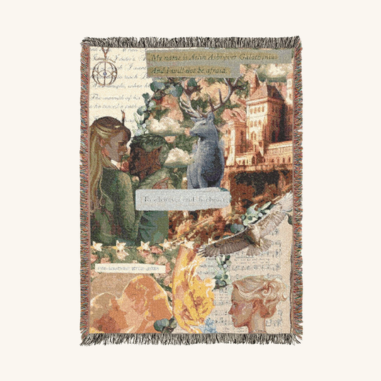 Throne Of Glass Woven Tapestry Blanket